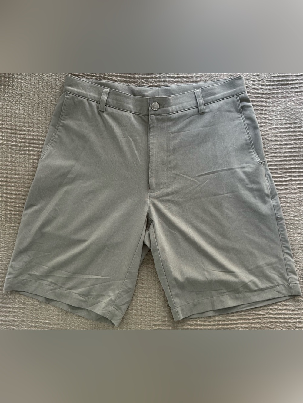 Peter Millar Shackleford Performance Hybrid Shorts Gray Golf Swim 9”